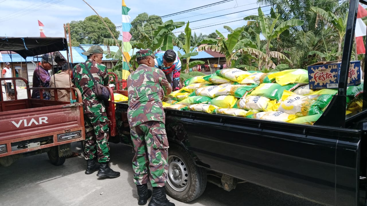 Kodim 0906/kkr Bersama Perum Bulog Gelar Kerja Sama Dalam Gerakan Pangan Murah Untuk Masyarakat