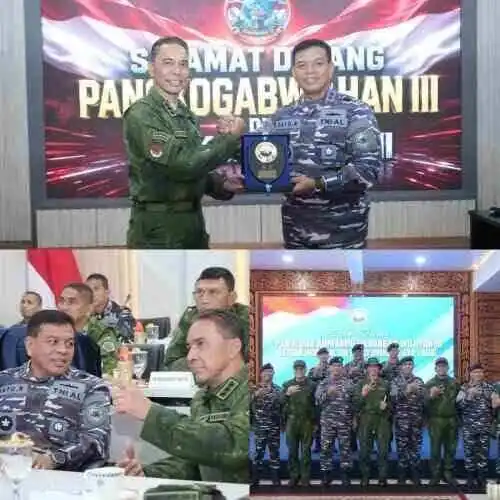 Panglima Koarmada III Terima Kunjungan Kerja Pangkogabwilhan III