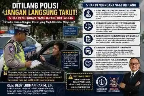 Jangan Takut Ditilang Polisi! Ini 5 Hak Pengendara yang Wajib Diketahui, Praktisi Hukum Bongkar Aturannya