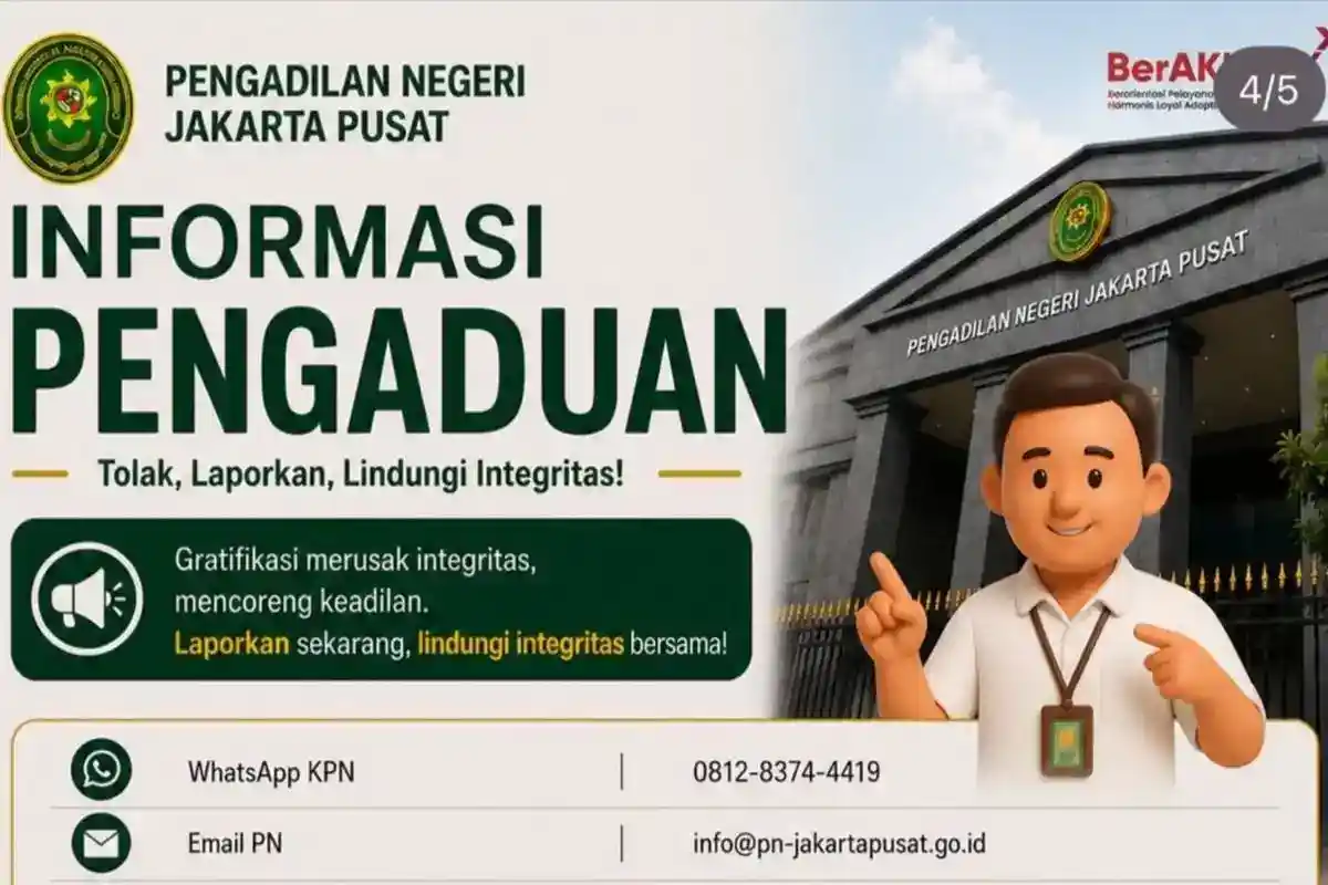 Pengadilan Negeri Jakarta Pusat Tegaskan Komitmen untuk Peradilan Bersih dan Berintegritas