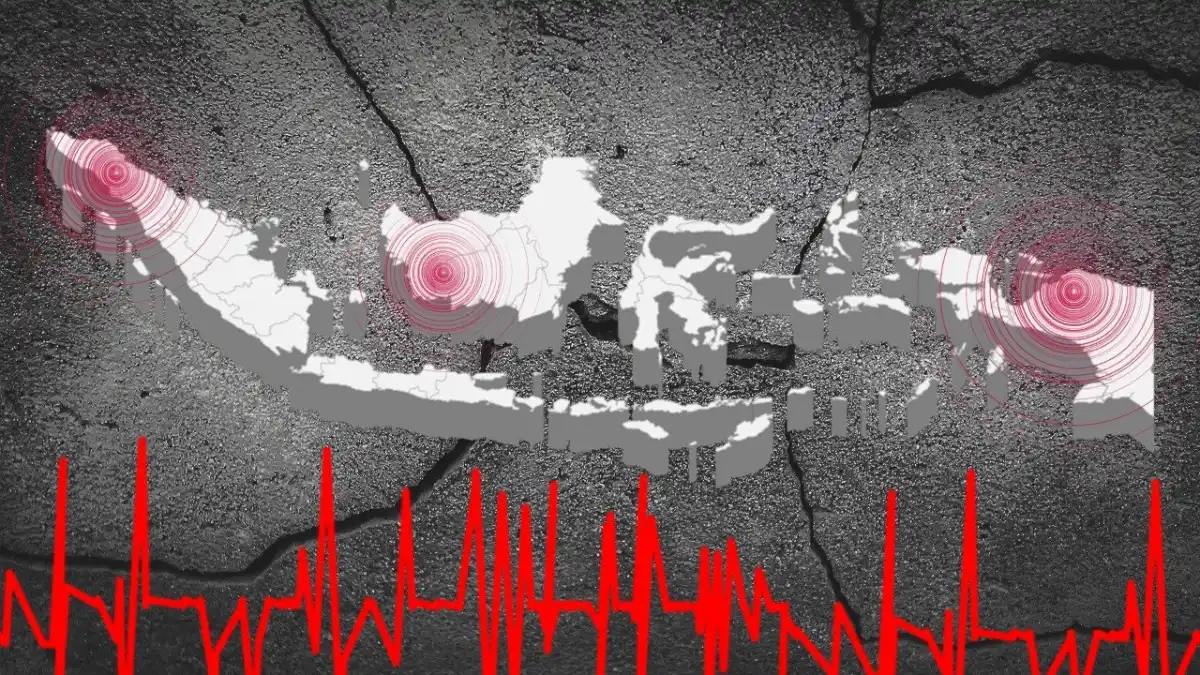 Gempa Tektonik Menciptakan Getaran di Laut Tenggara Sukabumi