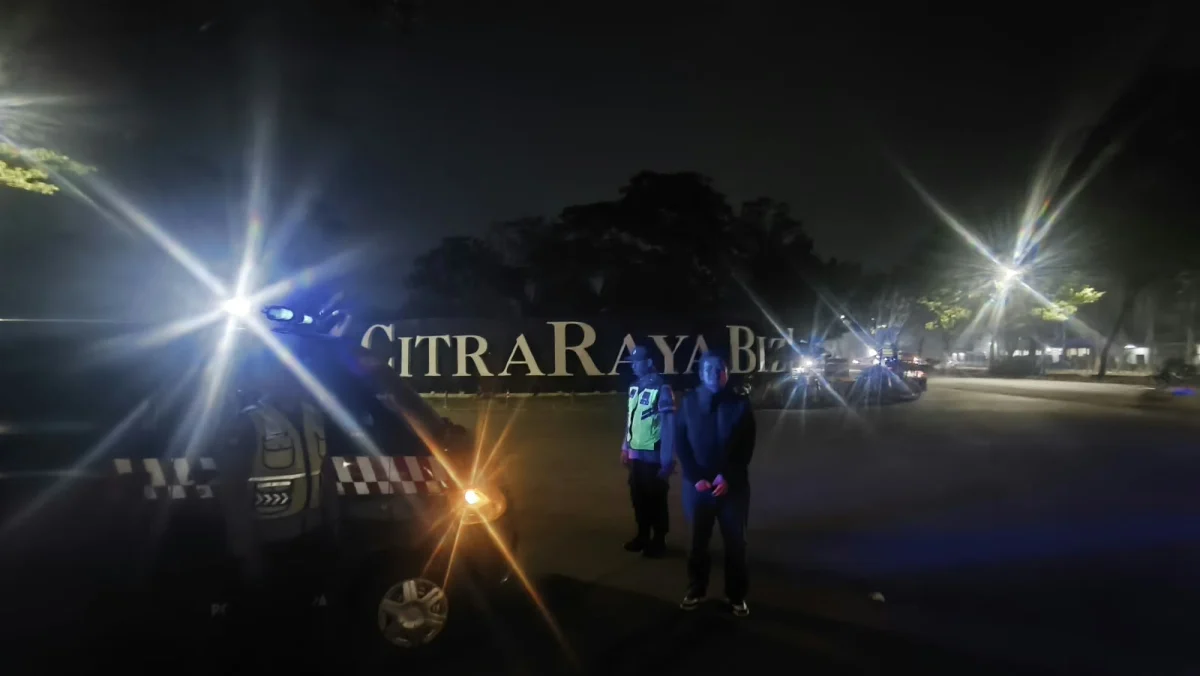 Ops Cipkon KRYD, IPDA Andhika V.O. Pimpin Patroli Mobile di Kawasan Bizpoint, Bizlink, dan Millenium
