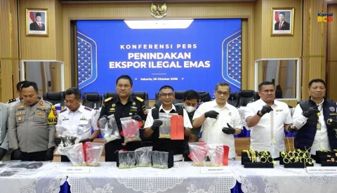 Pemerintah Gagalkan Ekspor Ilegal 25,88 Kg Emas Senilai Rp61,95 Miliar pada Oktober 2026
