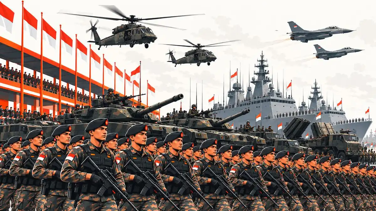 Presiden Prabowo Resmikan 204 Satuan Baru TNI pada HUT ke-81