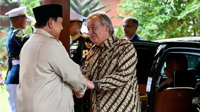 Prabowo dan António Guterres Bahas Kerja Sama Multilateral di Hambalang