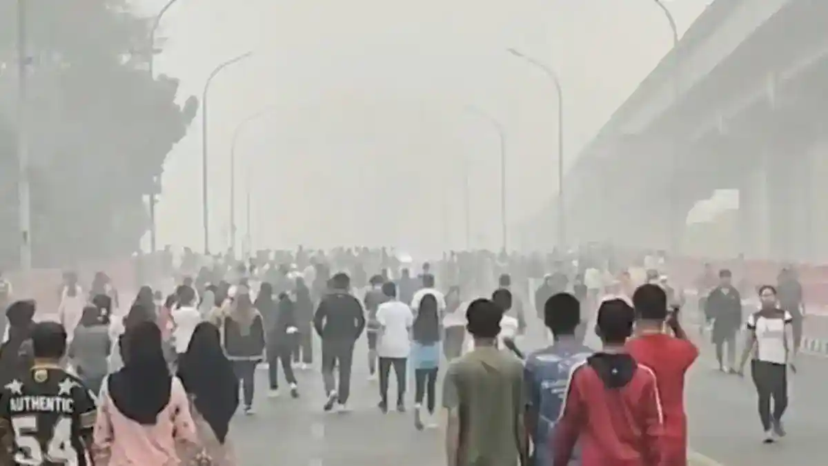 Karhutla Sumsel: 1.111 Titik Panas, Udara Palembang Berubah-ubah