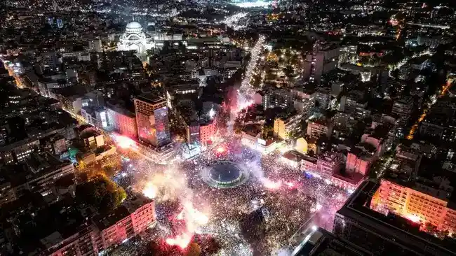Kampanye Mahasiswa di Belgrade Uji Kekuatan Politik Menjelang Pemilu Serbia