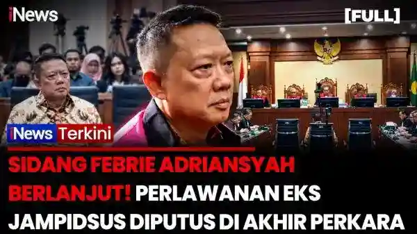 Eksepsi Febrie Adriansyah Ditangguhkan hingga Putusan Akhir, Sidang Berlanjut ke Pembuktian