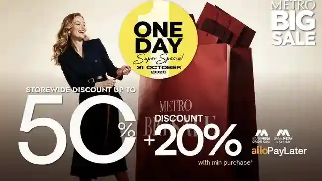 Metro Hadirkan Promo Belanja Sehari dengan Diskon hingga 50 Persen