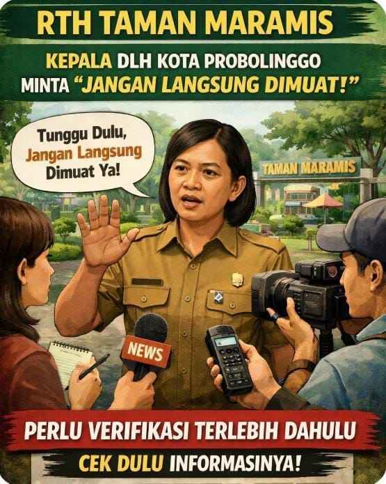 Kepala DLH Kota Probolinggo: Soal Taman Maramis Jangan Dimuat Dulu Diberita