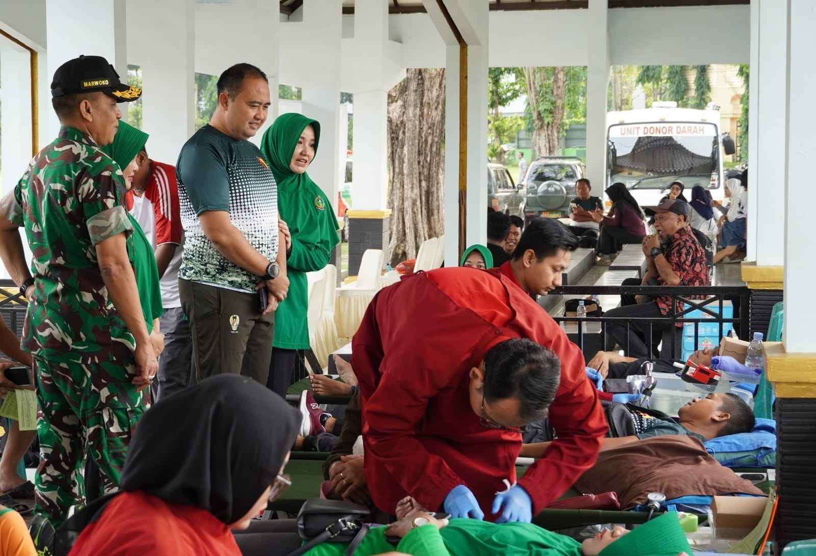 Sambut HUT ke- 80 Persit KCK, Kodim Bojonegoro Gelar Donor Darah dan Layanan Kesehatan Gratis Sambut HUT ke- 80 Persit KCK, Kodim Bojonegoro Gelar Donor Darah dan Layanan Kesehatan Gratis