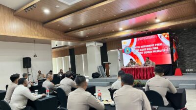 Dit pamobvit Polda Papua Barat Daya melaksanakan Bimtek pada Pamobvit Jajaran Polres/TA