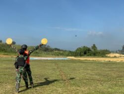 Prajurit Yonif 2 Marinir Aplikasikan Materi Kerja Sama Pesawat Udara pada Latihan Triwulan I 2026