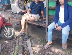 Bhabinkamtibmas Sukadamai Sambang Warga di Kampung Cirewed