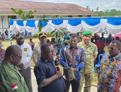 Kapolres Maybrat Hadiri Kegiatan Penanaman Pohon dalam Rangka HUT ke-70 Paroki Santo Yosep Ayawasi