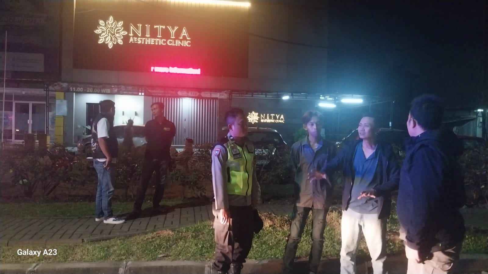 Tindak Lanjut Laporan 110, Polsek Cikupa Cek Dugaan Penutupan Jalan di Citra Raya
