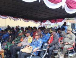 Dandim 1714/PJ Dukung Pemerintah Daerah Peresmian Gedung Lubung Pangan Dinas Ketahanan Pangan Kabupaten Puncak Jaya