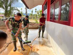 TNI AD Percepat Pemulihan Sekolah Terdampak Bencana di Tapanuli Tengah