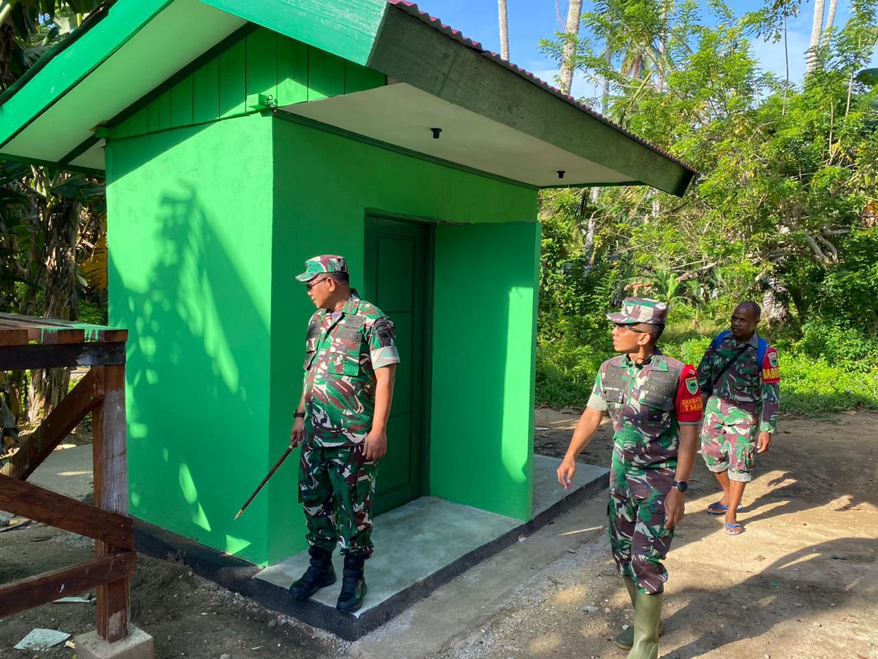 Danrem 182/Jazira Onim Tinjau Progres TMMD Ke-127 di Kampung Sisir, Pekerjaan 1 IMG 20260309 WA0046