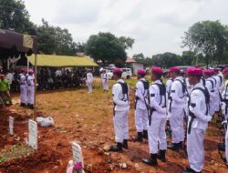Danyonif 2 Marinir Pimpin Upacara Pemakaman Militer (Alm) Kapten Marinir Rahadian Fadillah