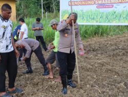 Polres Sorong Selatan Laksanakan Penanaman Jagung Serentak Kuartal I Tahun 2026 di Kampung Monmok