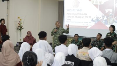 Kodaeral XIV Dukung Kampanye Penerimaan Calon Taruna Akademi TNI TA 2026 di SMA Averos Sorong 8 IMG 20260309 WA0101