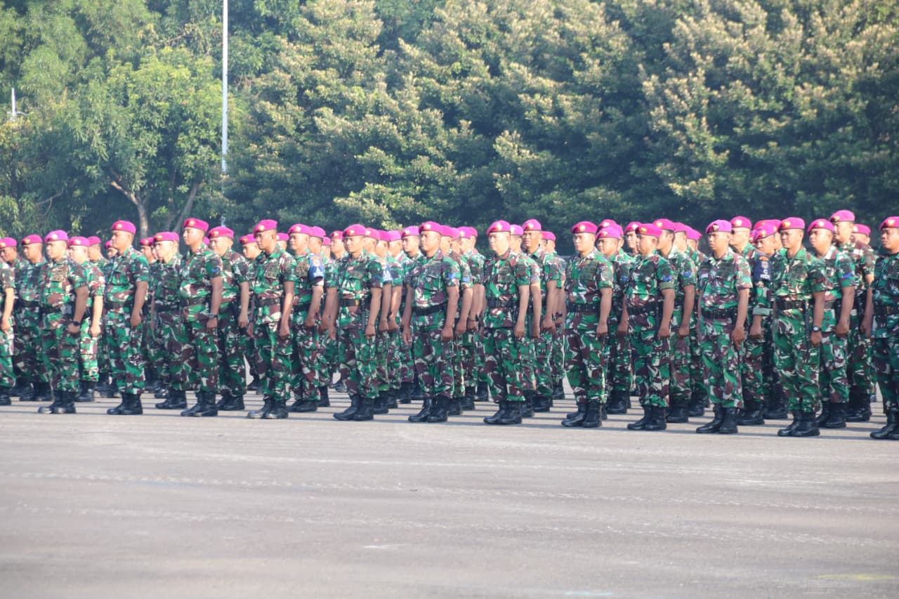Seluruh Prajurit Yonif 2 Marinir TNI AL Ikuti Apel Khusus Brigif 1 Marinir 1 IMG 20260316 WA0049