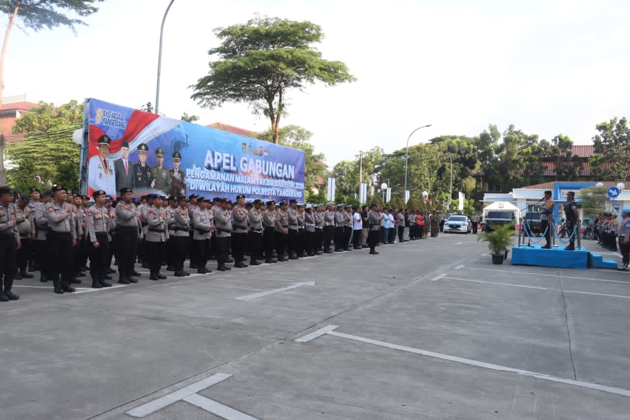 Apel Gabungan, Polresta Tangerang dan Forkopimda Siap Amankan Malam Takbiran 8 IMG 20260320 WA0041