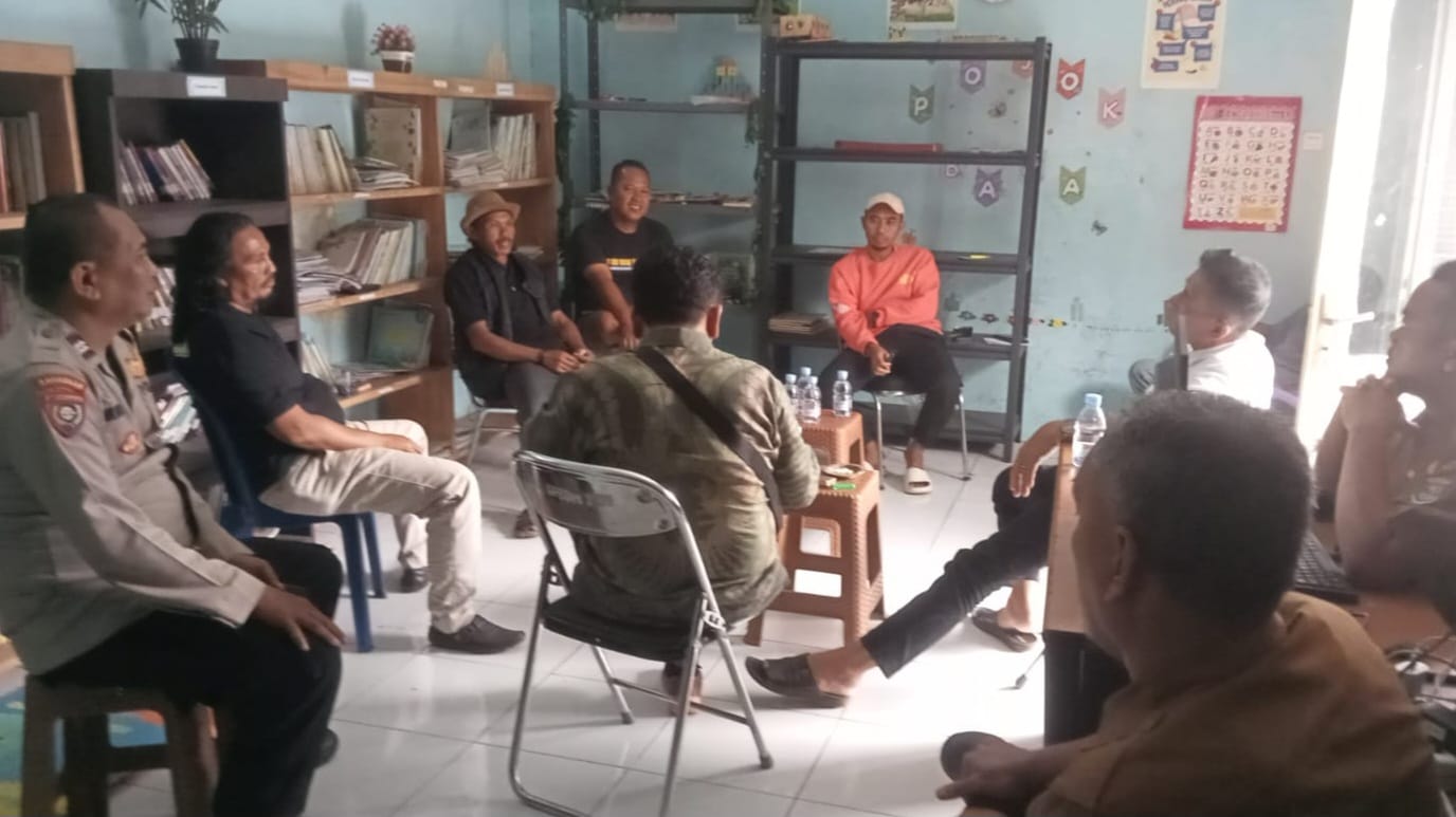 Bhabinkamtibmas Desa Sukadamai Laksanakan Program Poliran Polisi Peduli Pengangguran