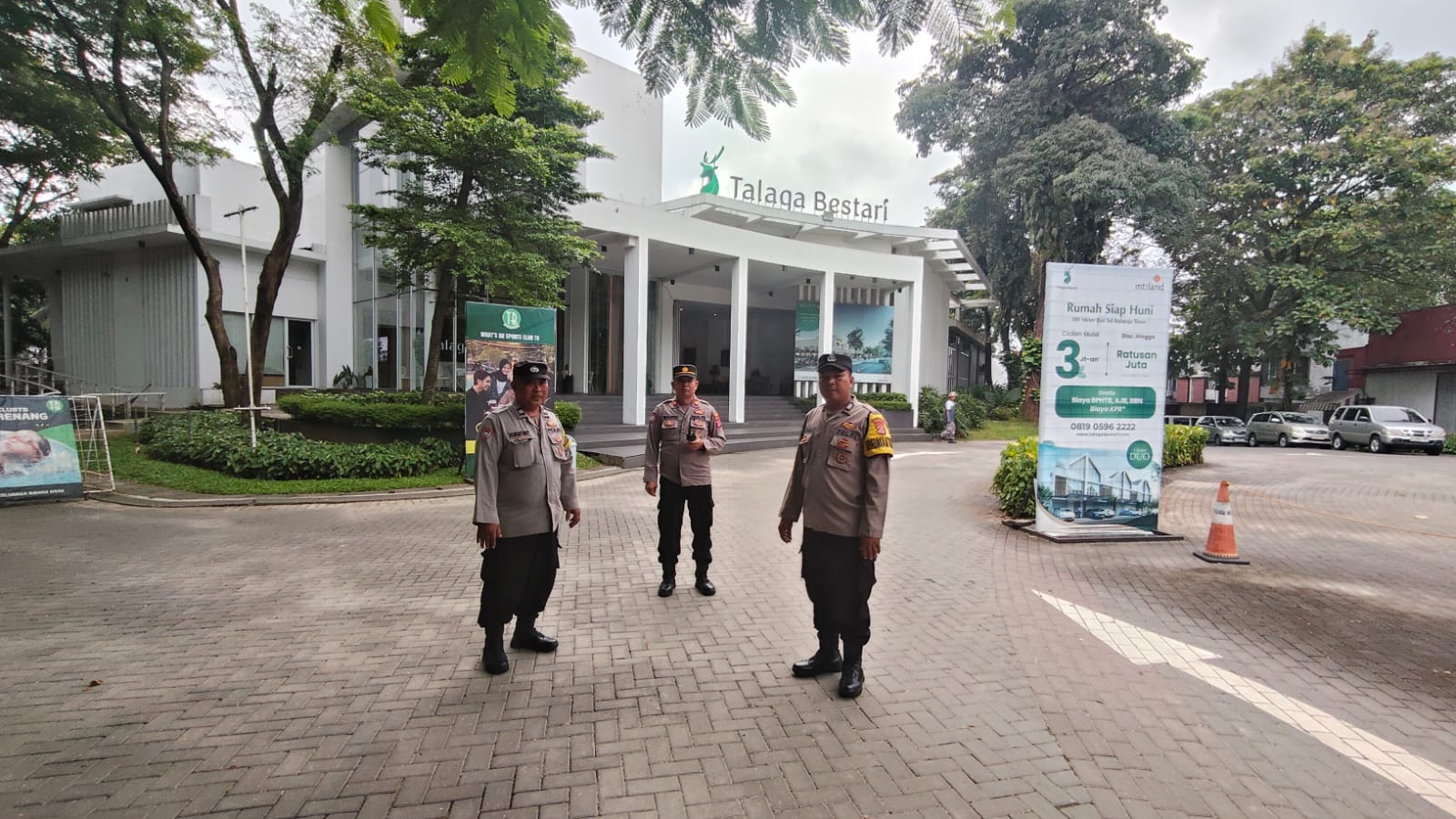 Kanit Binmas Polsek Cikupa Pantau Parkiran Talaga Bestari, Laksanakan Cooling System dan DDS