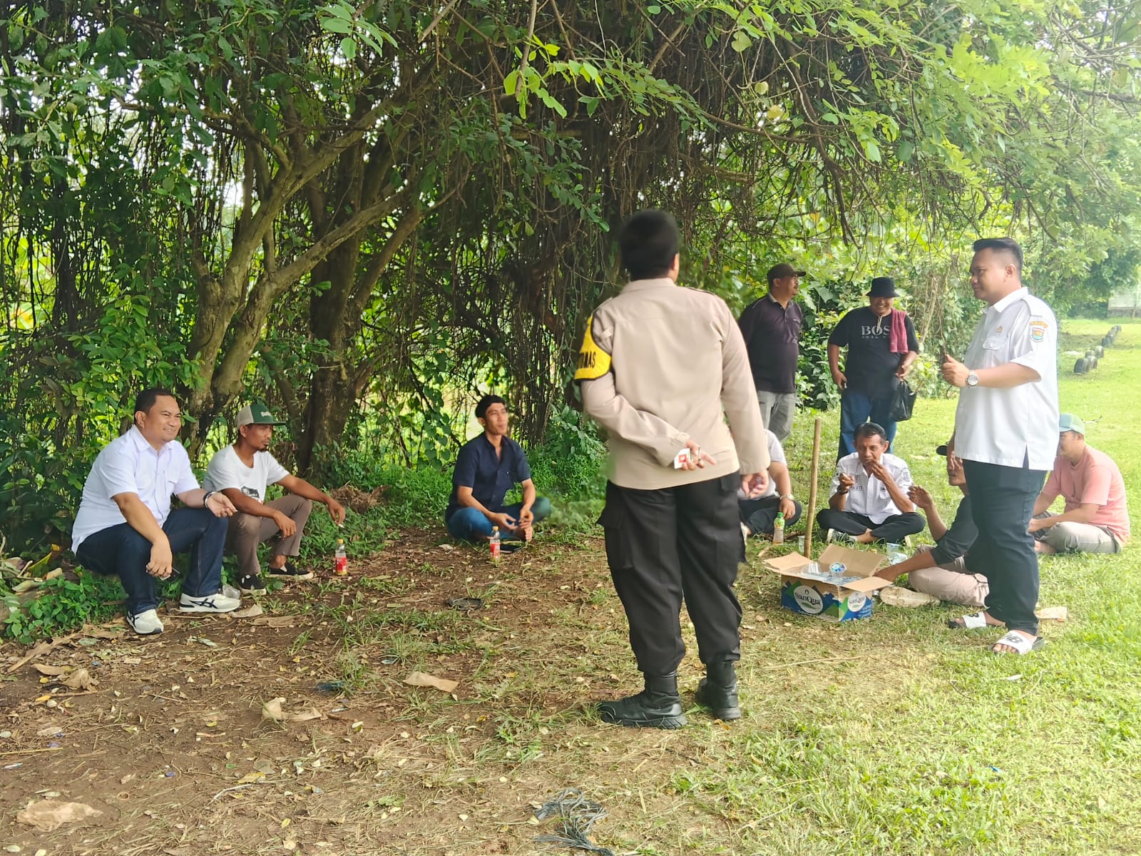 Bhabinkamtibmas Desa Bojong Laksanakan Program Poliran Polisi Peduli Pengangguran