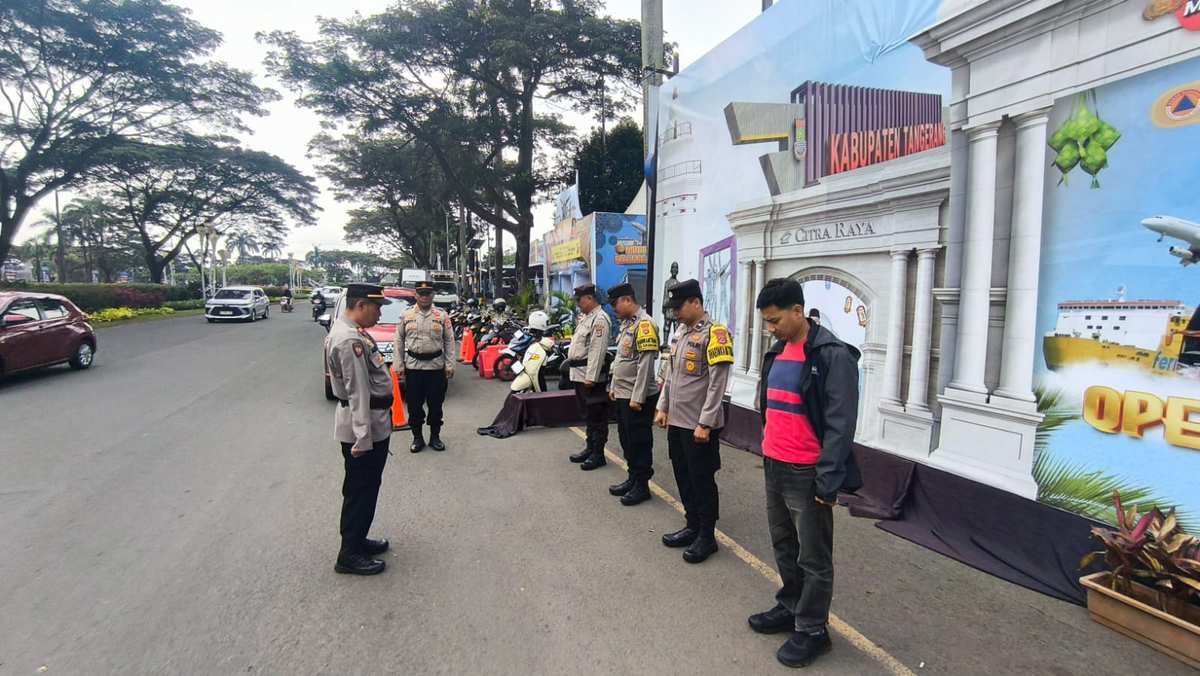 Apel Pagi Personel KRYD Pos Terpadu Citra Raya, Dipimpin Pa Pos Baru IPTU Amir Murtado