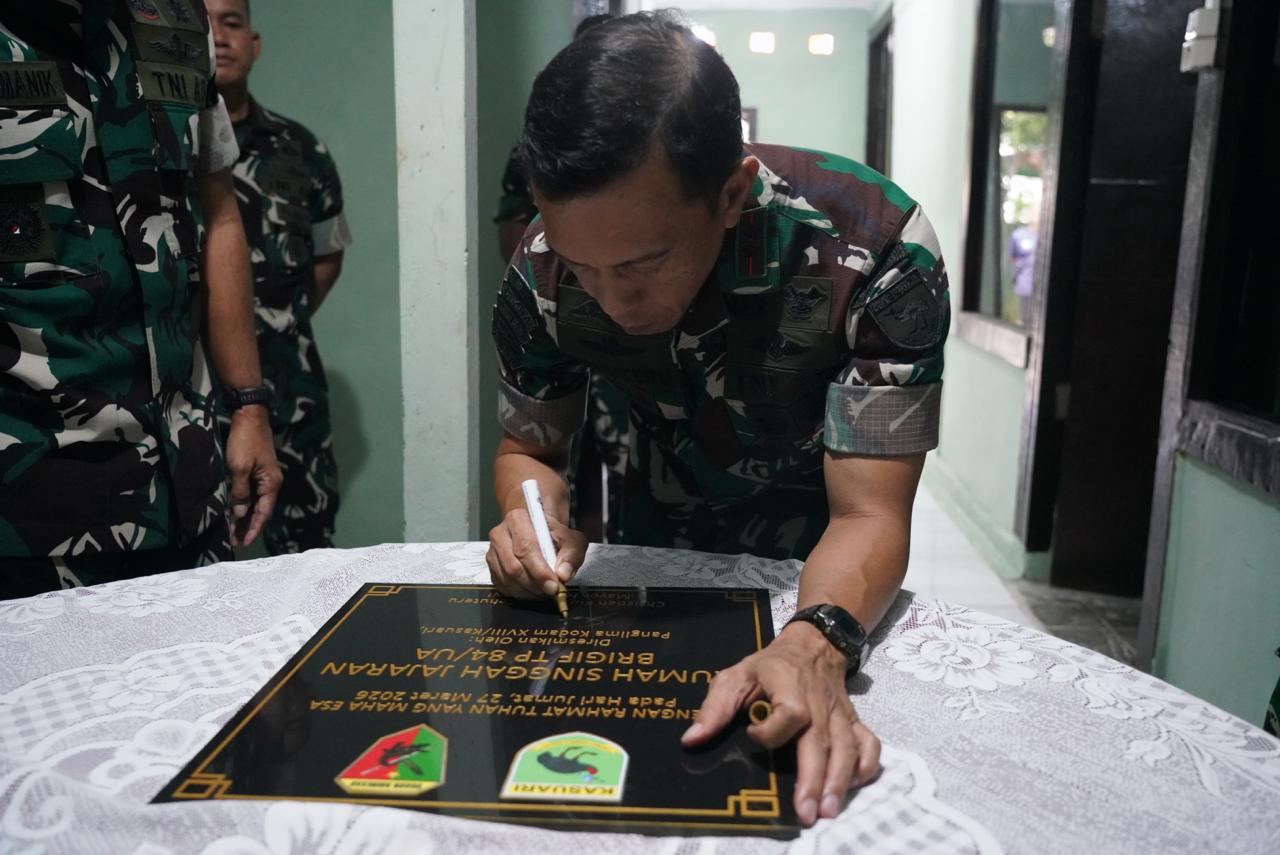 Peresmian Rumah Singgah Brigif TP 84/UA Meningkatkan Kesejahteraan Prajurit 9 IMG 20260330 WA0044