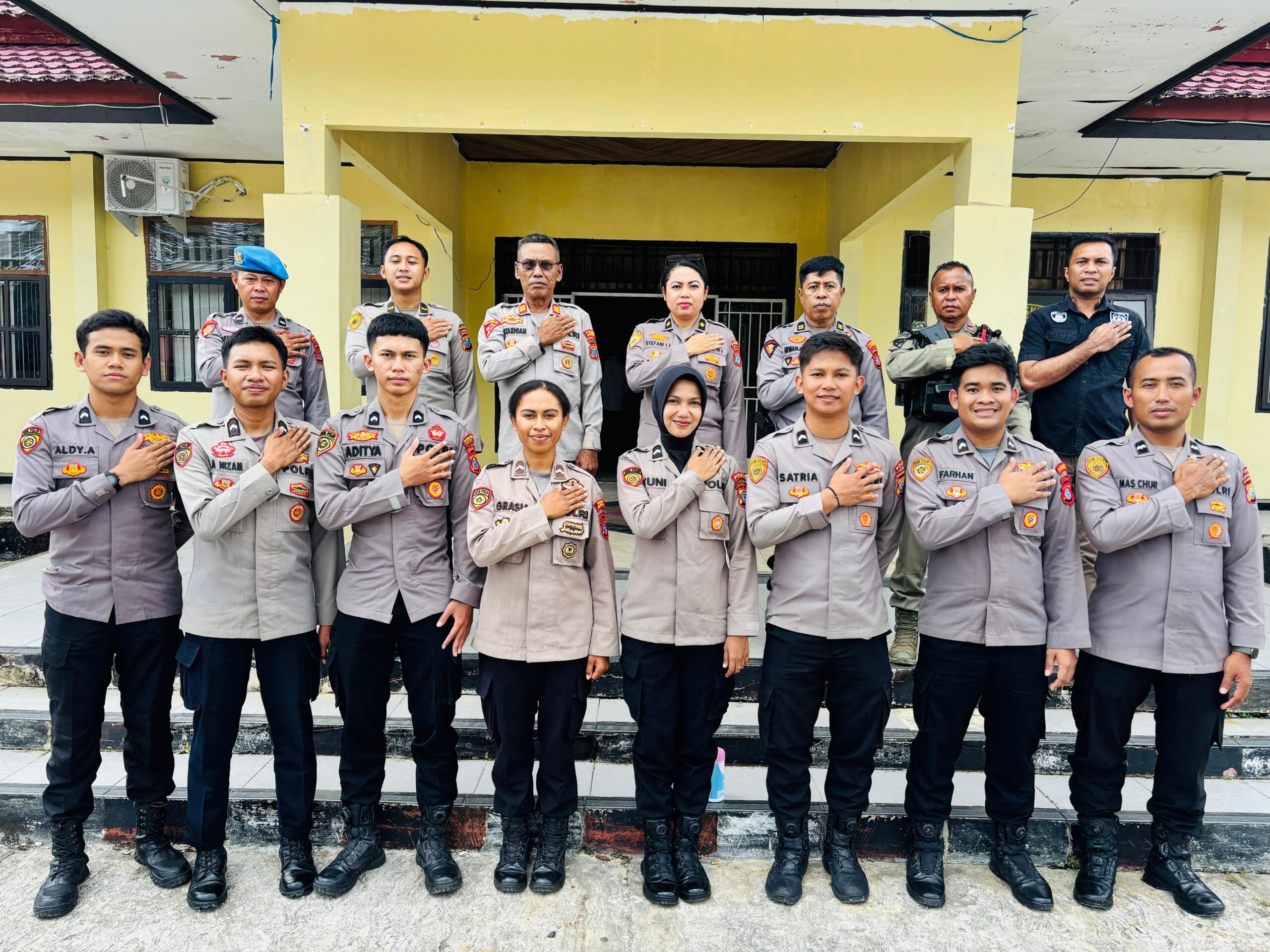 Bag Binkar Biro SDM Polda Papua Barat Daya Laksanakan Asistensi dan Tes Psikologi Senpi di Polres Maybrat