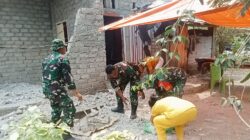 TNI Hadir di Tengah Bencana, Kodim 1505/Tidore Bersihkan Rumah Warga Terdampak