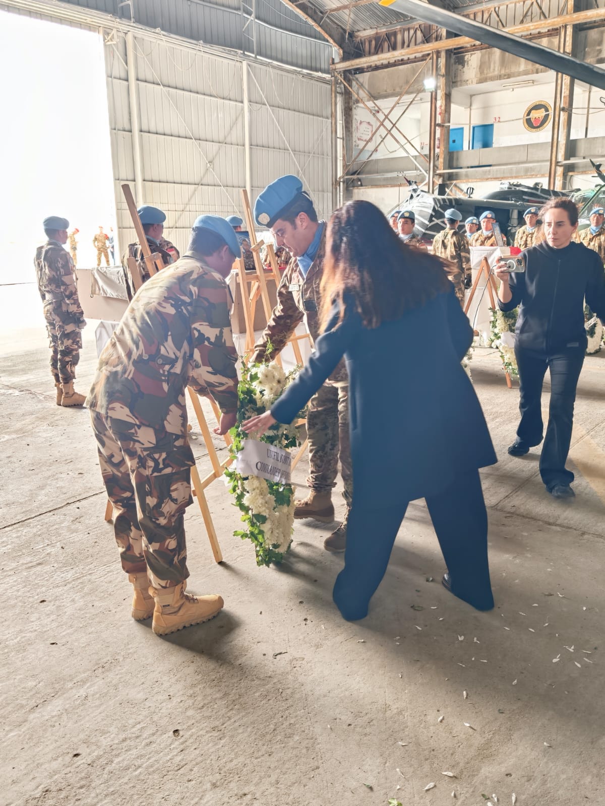 UNIFIL Gelar Upacara Memorial untuk Tiga Prajurit TNI yang Gugur di Lebanon Selatan
