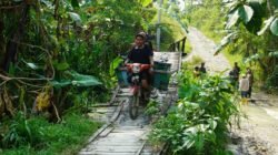 Dandim Bojonegoro Tinjau Lokasi Rencana Pembangunan Jembatan Beton di Napis