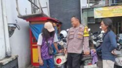 Bhabinkamtibmas Desa Cikupa Laksanakan Program Poliran di Pasar Desa Cikupa