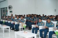 Bersama Jajaran Koarmada RI, Prajurit Kodaeral XIV Sorong Ikuti Kauseri Agama