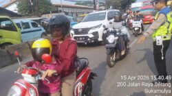 Personel Polsek Cikupa Laksanakan PECAK Sore Hari, Arus Lalin Ramai Lancar Terkendali