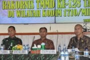 Melalui Rakornis TMMD Ke-128, Dandim Mimika Perkokoh Kolaborasi untuk Pemerataan Pembangunan