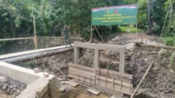 Percepatan Konstruksi Jembatan Garuda Tahap IV, Kodim 1802/Sorong Perkuat Struktur Dasar