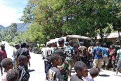 Koramil 1714-01/ILU Lakukan Penjemputan Jenazah oleh Aparat Gabungan TNI dan Polri Distrik ILU