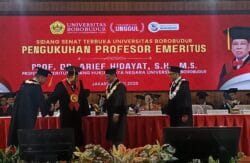 Bamsoet Apresiasi Pengukuhan Mantan Ketua Mahkamah Konsitusi Arief Hidayat Sebagai Profesor Emeritus Bidang Hukum Tata Negara di Universitas Borobudur