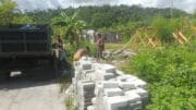 Dorongan Material Kembali Tiba, Satgas TMMD ke-128 Kejar Target Pembangunan Fisik