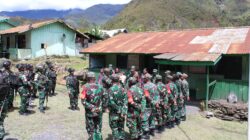 Danrem 173/Praja Vira Braja Tinjau Kesiapan Wilayah Teritorial di Makodim 1714/PJ