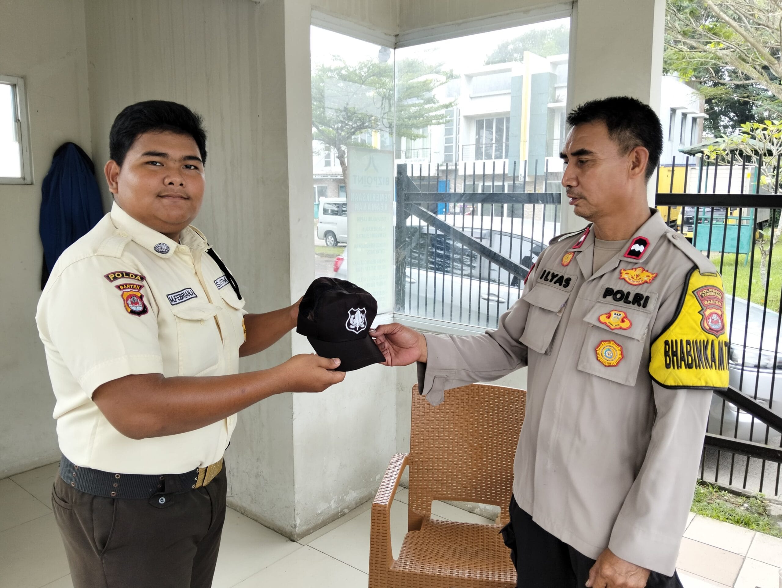 Aipda Ilyas Laksanakan Binwil di Pos Security Bizpoint Sukamulya