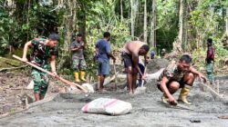 Progres Pengecoran Jalan TMMD Ke-128 Capai 85 Persen
