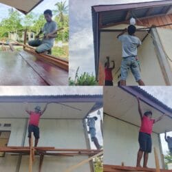 Satgas TMMD Lakukan Pemasangan Lis Plafon Satgas TMMD Lakukan Pemasangan Lis Plafon