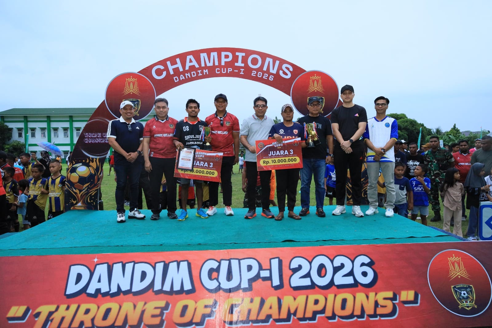 Dandim Cup-I 2026 Resmi Ditutup, Wakil Wali Kota Tidore Apresiasi Kodim 1505/Tidore